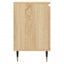 sengeborde 2 stk. 40x30x50 cm konstrueret træ sonoma-eg