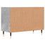 tv-bord 69,5x30x50 cm konstrueret træ betongrå