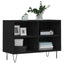 tv-bord 69,5x30x50 cm konstrueret træ sort