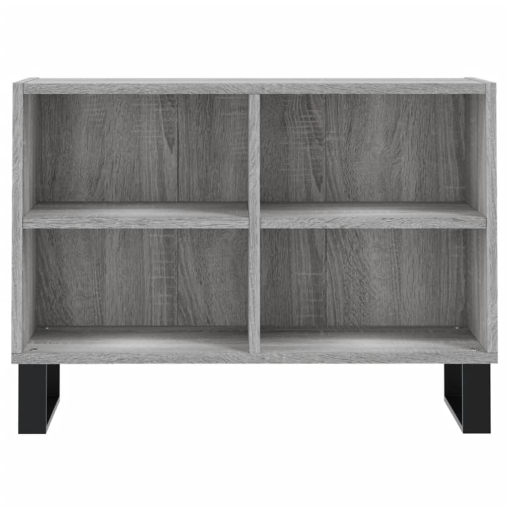 tv-bord 69,5x30x50 cm konstrueret træ grå sonoma-eg