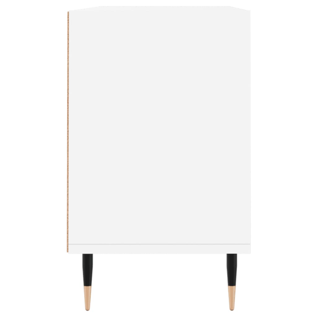 tv-bord 103,5x30x50 cm konstrueret træ hvid