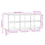 tv-bord 103,5x30x50 cm konstrueret træ sonoma-eg