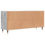 tv-bord 103,5x30x50 cm konstrueret træ betongrå