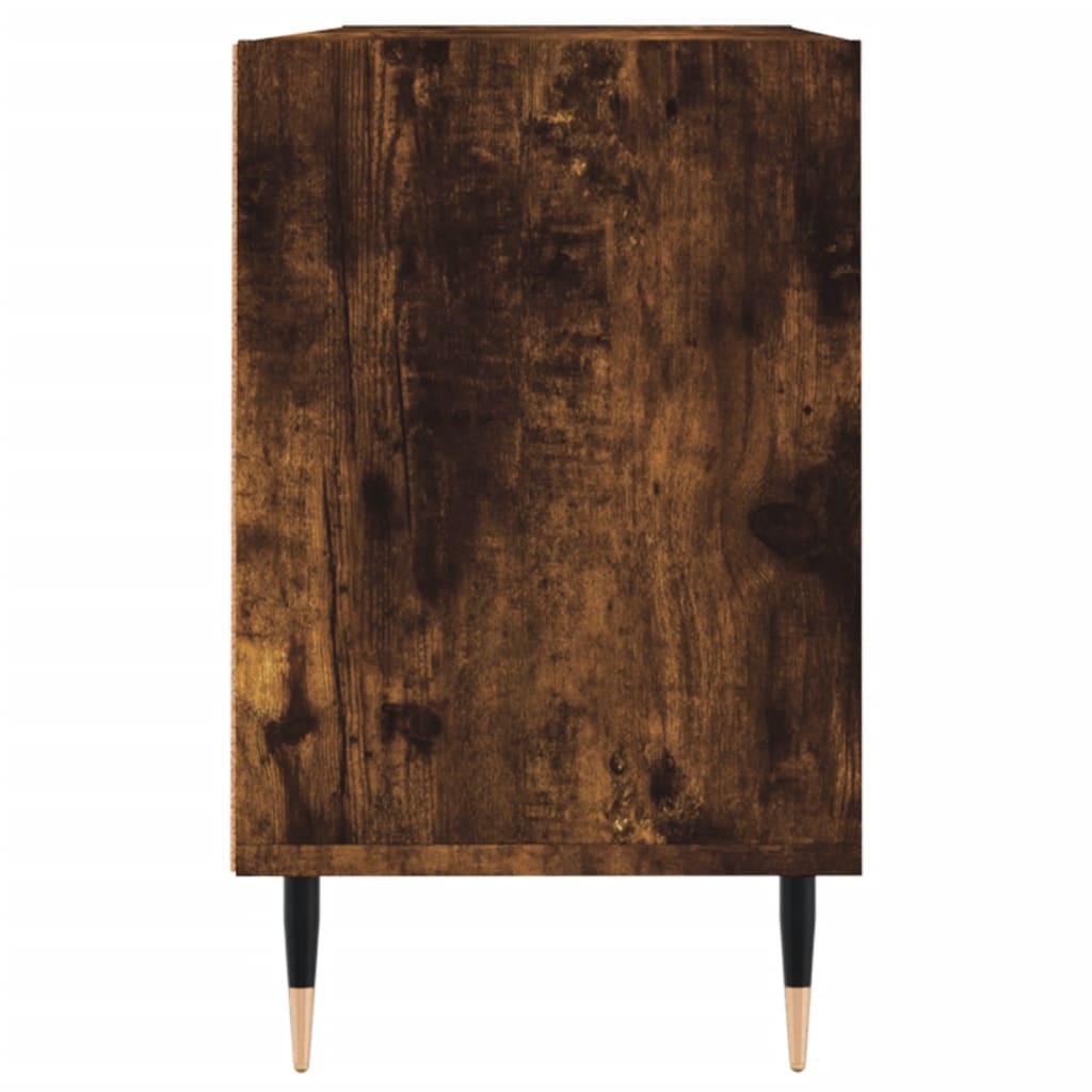 tv-bord 103,5x30x50 cm konstrueret træ røget egetræsfarve