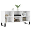 tv-bord 103,5x30x50 cm konstrueret træ hvid