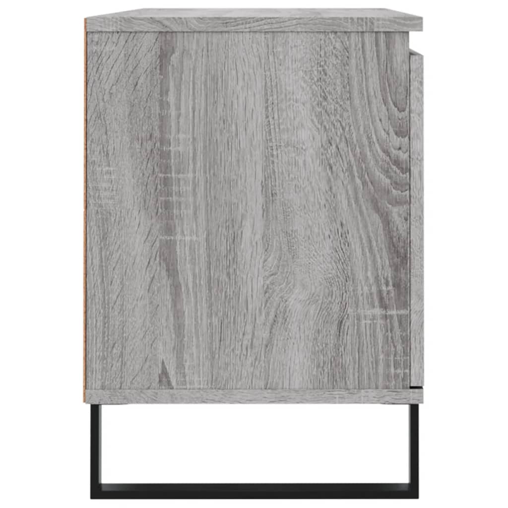 tv-bord 104x35x50 cm konstrueret træ grå sonoma-eg