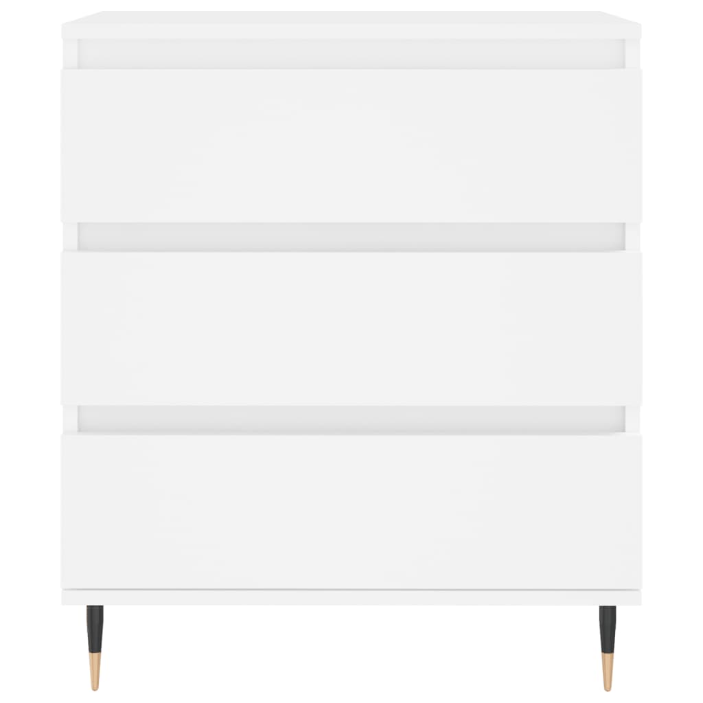skænk 60x35x70 cm konstrueret træ hvid