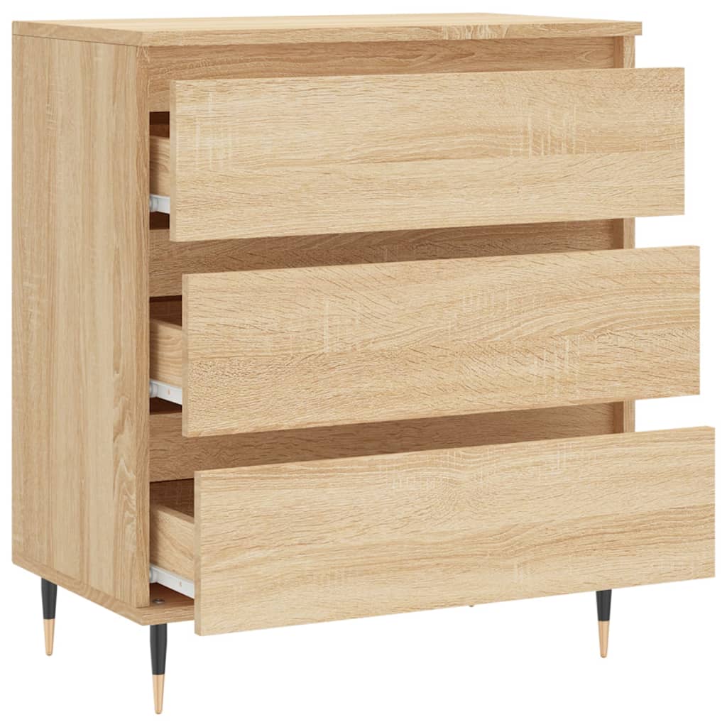 skænk 60x35x70 cm konstrueret træ sonoma-eg