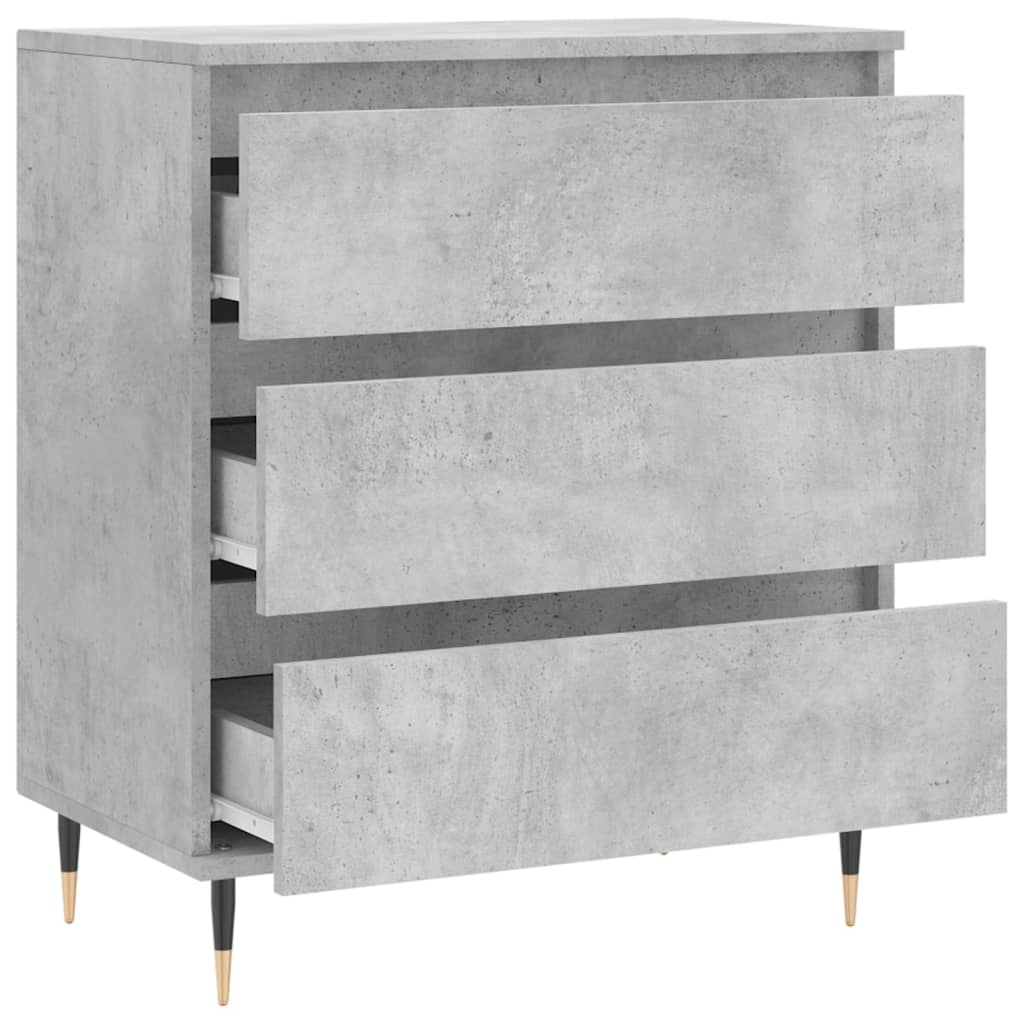 skænk 60x35x70 cm konstrueret træ betongrå