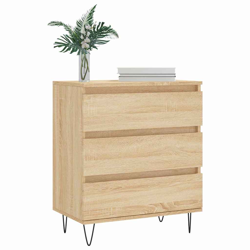 skænk 60x35x70 cm konstrueret træ sonoma-eg