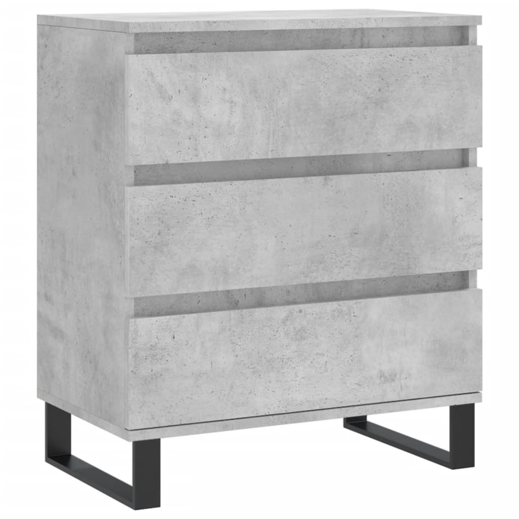 skænk 60x35x70 cm konstrueret træ betongrå