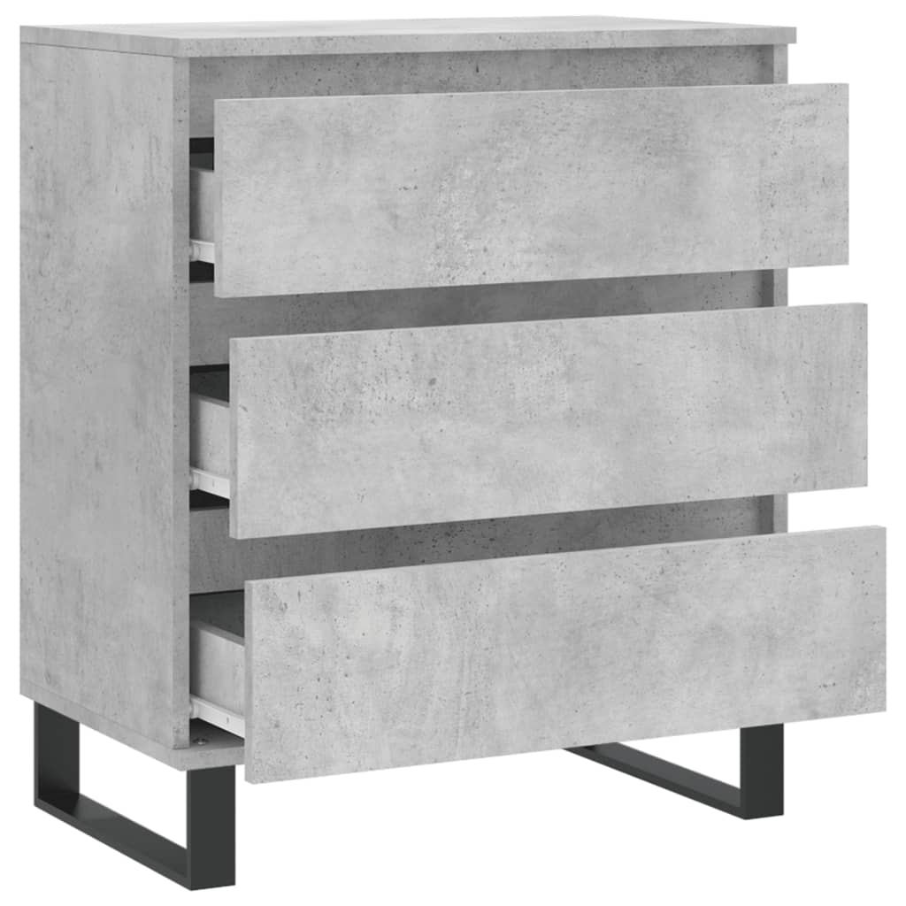 skænk 60x35x70 cm konstrueret træ betongrå