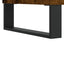 skænk 101,5x35x70 cm konstrueret træ røget egetræsfarve