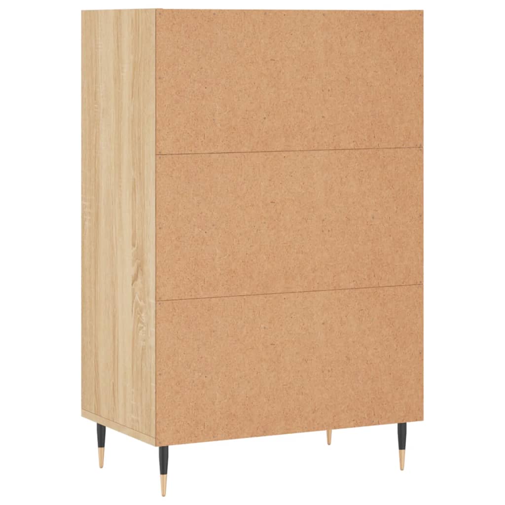 skab 57x35x90 cm konstrueret træ sonoma-eg