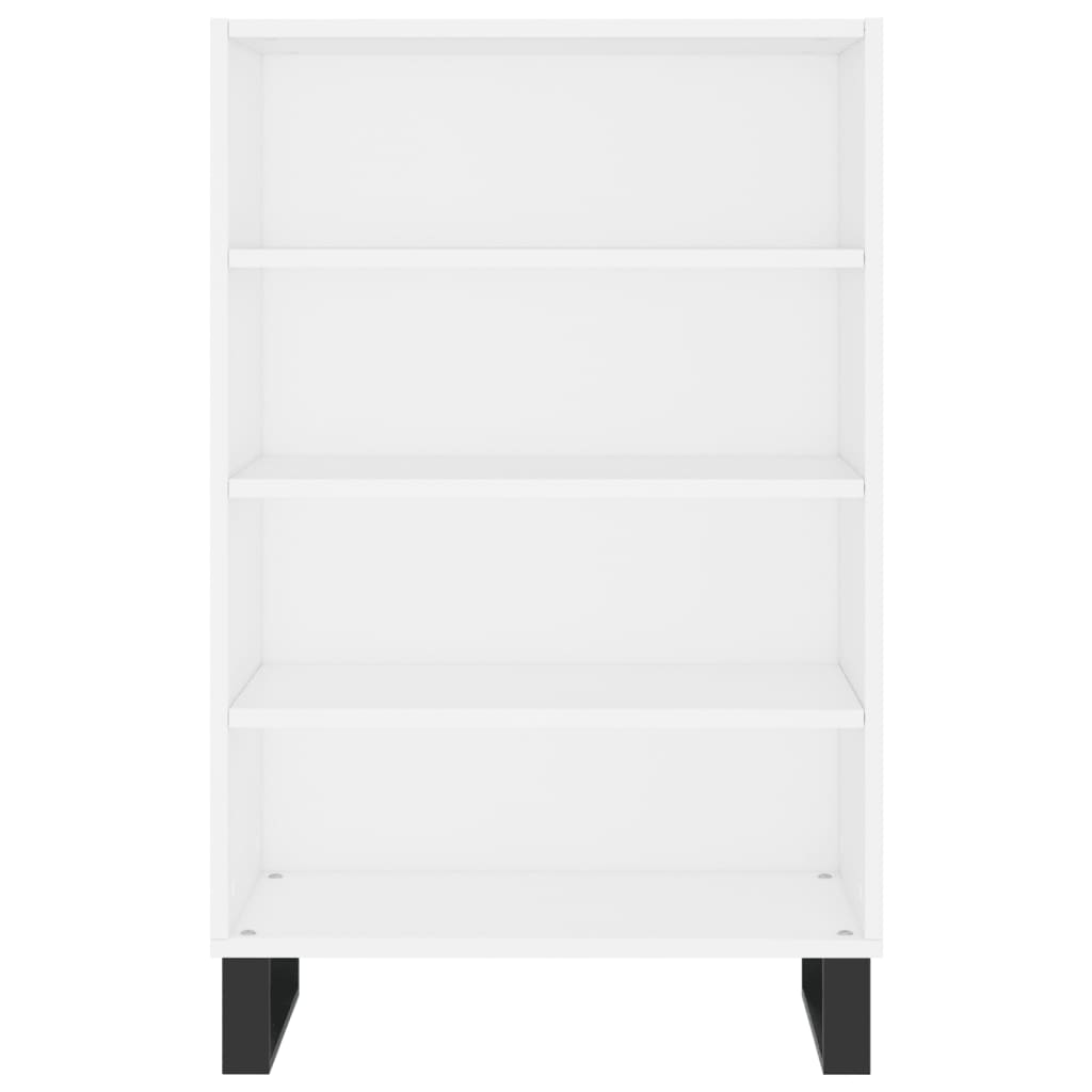 skab 57x35x90 cm konstrueret træ hvid