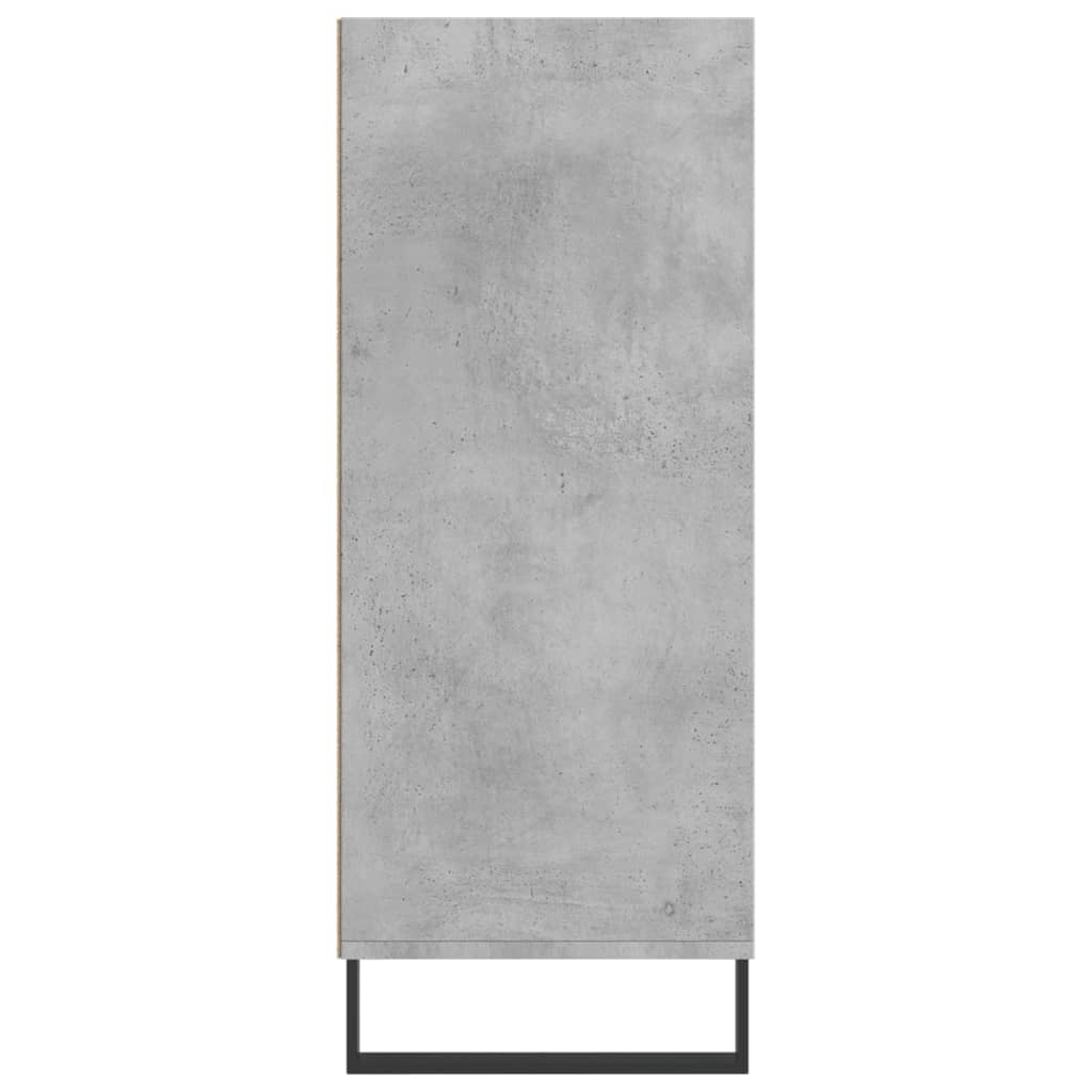 skab 57x35x90 cm konstrueret træ betongrå