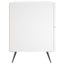 sengeborde 2 stk. 40x35x47,5 cm konstrueret træ hvid