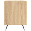 sengeborde 2 stk. 40x35x47,5 cm konstrueret træ sonoma-eg