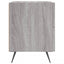 sengeborde 2 stk. 40x35x47,5 cm konstrueret træ grå sonoma-eg