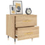 sengebord 40x35x47,5 cm konstrueret træ sonoma-eg