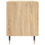 sengeborde 2 stk. 40x35x47,5 cm konstrueret træ sonoma-eg