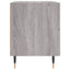 sengeborde 2 stk. 40x35x47,5 cm konstrueret træ grå sonoma-eg