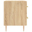 sengebord 40x35x47,5 cm konstrueret træ sonoma-eg