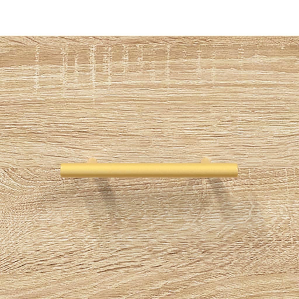 sengebord 40x35x47,5 cm konstrueret træ sonoma-eg