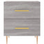 sengeborde 2 stk. 40x35x47,5 cm konstrueret træ grå sonoma-eg