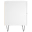 sengeborde 2 stk. 40x35x47,5 cm konstrueret træ hvid