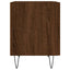 sengebord 40x35x47,5 cm konstrueret træ brunt egetræ