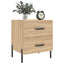 sengebord 40x35x47,5 cm konstrueret træ sonoma-eg