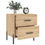sengebord 40x35x47,5 cm konstrueret træ sonoma-eg