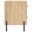 sengebord 40x35x47,5 cm konstrueret træ sonoma-eg
