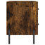 sengebord 40x35x47,5 cm konstrueret træ røget egetræ