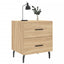sengebord 40x35x47,5 cm konstrueret træ sonoma-eg