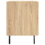 sengebord 40x35x47,5 cm konstrueret træ sonoma-eg
