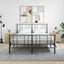 sengeborde 2 stk. 40x35x47,5 cm konstrueret træ sonoma-eg
