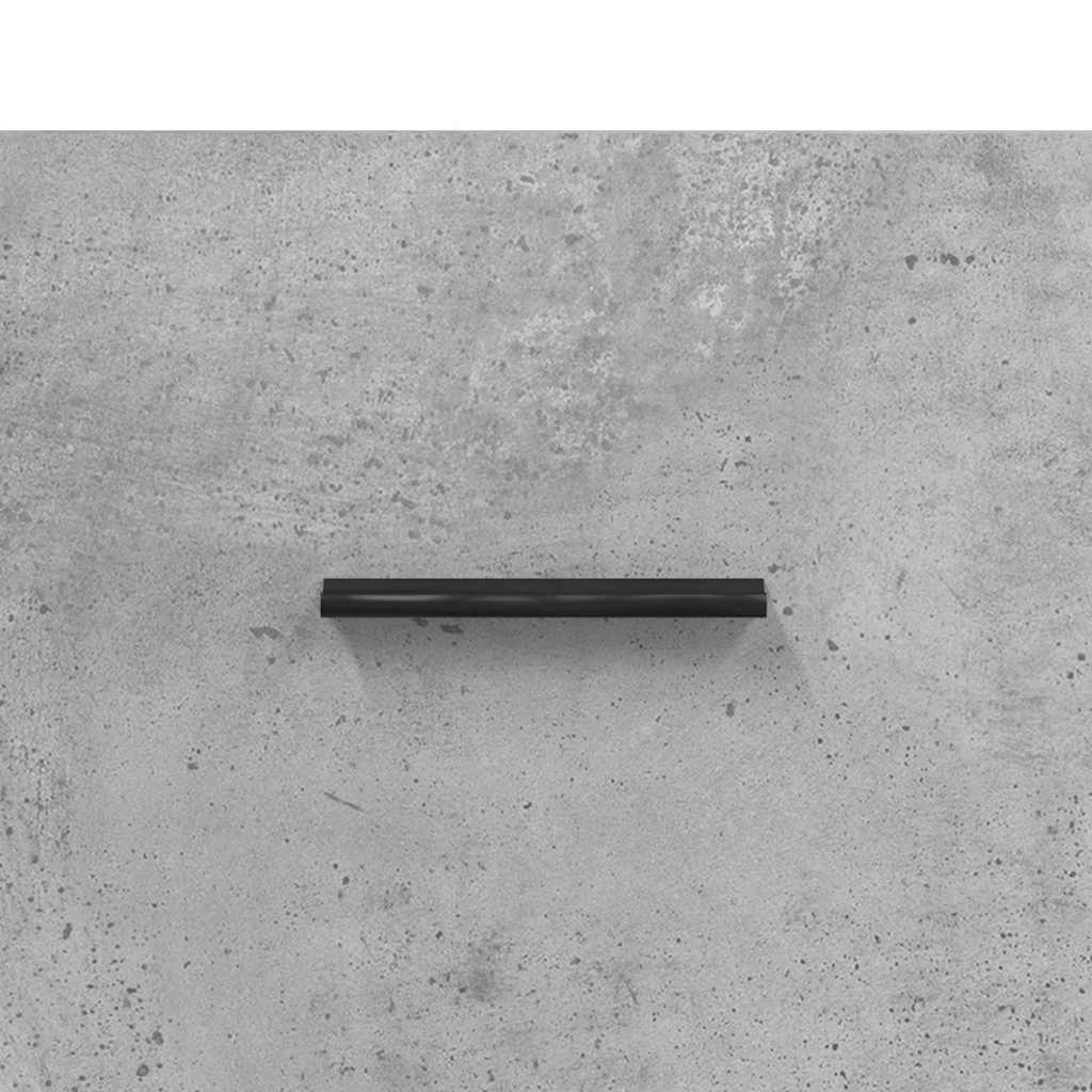 sengeborde 2 stk. 40x35x47,5 cm konstrueret træ betongrå