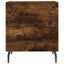 sengebord 40x35x47,5 cm konstrueret træ røget egetræ