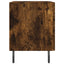 sengebord 40x35x47,5 cm konstrueret træ røget egetræ