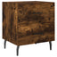 sengeborde 2 stk. 40x35x47,5 cm konstrueret træ røget egetræ
