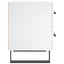 sengeborde 2 stk. 40x35x47,5 cm konstrueret træ hvid