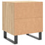 sengeborde 2 stk. 40x35x47,5 cm konstrueret træ sonoma-eg