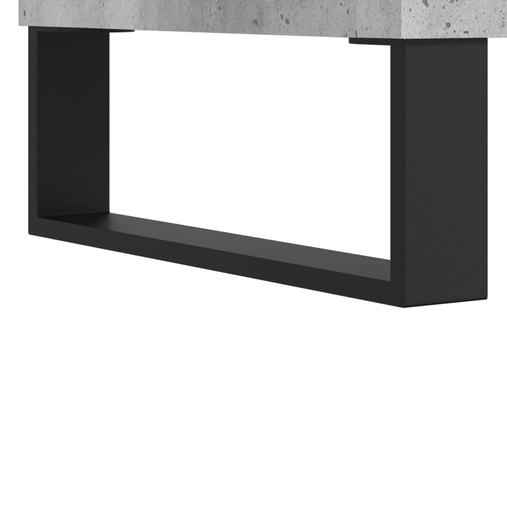 sengebord 40x35x47,5 cm konstrueret træ betongrå