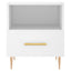 sengeborde 2 stk. 40x35x47,5 cm konstrueret træ hvid