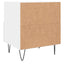 sengeborde 2 stk. 40x35x47,5 cm konstrueret træ hvid