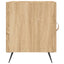 sengeborde 2 stk. 40x40x50 cm konstrueret træ sonoma-eg