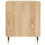 sengeborde 2 stk. 40x40x50 cm konstrueret træ sonoma-eg