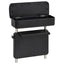 universelt armlæn til bil 23x8x(30-38) cm ABS sort